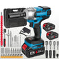 21V Cordless Brushless Impact French 380Nm - 1/2 Inch Electric Impact Gun for Car fire/Truck/Bolt cover Cordless Impact Gun