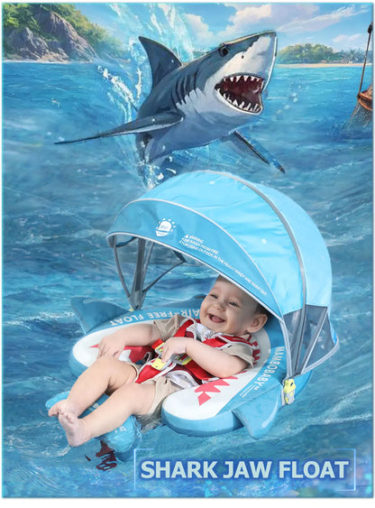 Mambobaby Baby Pool Float Vip 5 Dropshipping Blackproof Pool Mat For Infant Non-Inflatable Natation Buoy With Parasol Beach Toys
