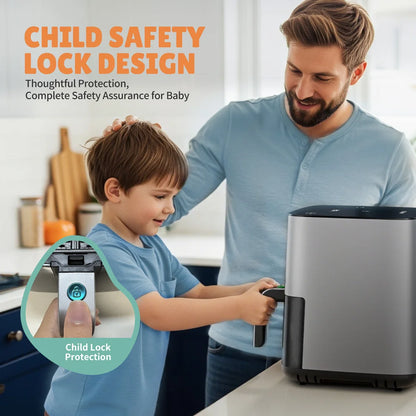 1450W 5L Air Fryer Healthy Airfryer for Baby & Family Perfect for Baby Weaning & Family Meals
