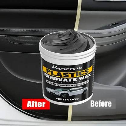 Car Plastic Parts Repair Agent - Multi-Purpose Wax Paste for Dashboard, Sofa Seats, Tires and Scratches, Scratch Repair