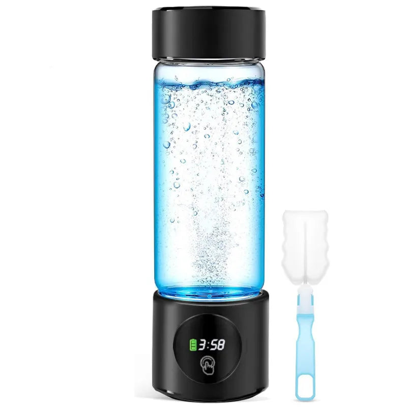 Electric Performance Hydrogen Water creator SPE PEM duel Chamber lonizer + PPB & Time Display Electric Hydrogen Water