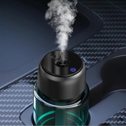 160ml Car Fragrance Diffuser with Automatic On Off, 3 Spray Modes and USB Charging for Car Interior Use, Ocean Scent Air Freshener with Ambient Light