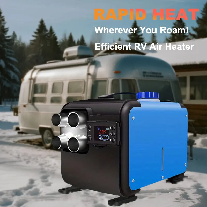 EAFC Car Heater Air Diesel Heate 12V 24V 220V Air Parking Heater Warmer Wireless LCD Remote Control Engine Preheater
