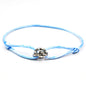 Zalman Wholesale GDS888 Luxury Unisex Bracelet 3 Metal Buckle Hand Chain Adjustable Men's Rope Bracelet for Women Jewelry Gifts