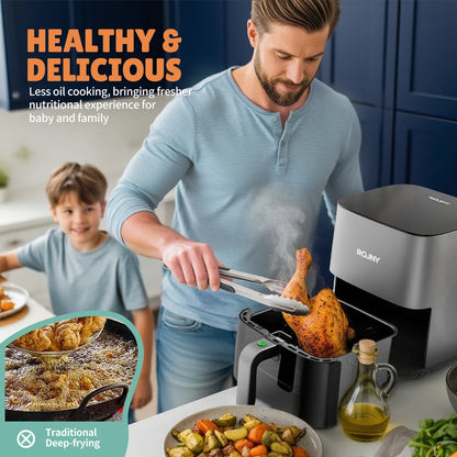 1450W 5L Air Fryer Healthy Airfryer for Baby & Family Perfect for Baby Weaning & Family Meals