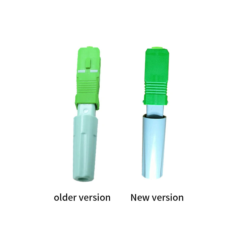 50/100/200/400pcs SC APC UPC Fiber Optic Fast Connector SM Single-Mode Optical Quick Connector FTTH Tool SC Adapter Freeshipping