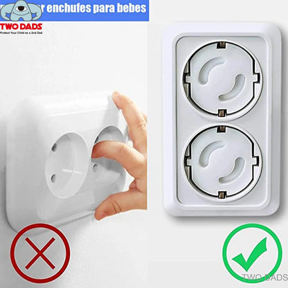 Baby Safety Child Electric Socket Outlet Plug Protection Security Two Phase Safe Lock Cover Kids Sockets Cover Plugs