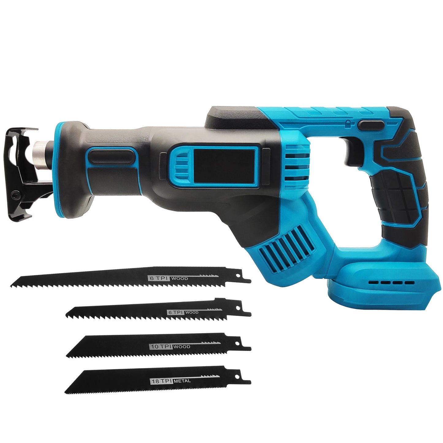 18V 300mm Cordless Electric Reciprocating Saw Stepless Variable Speed Metal Wood Cutting Tool Electric Saw For Makita 18V Batter