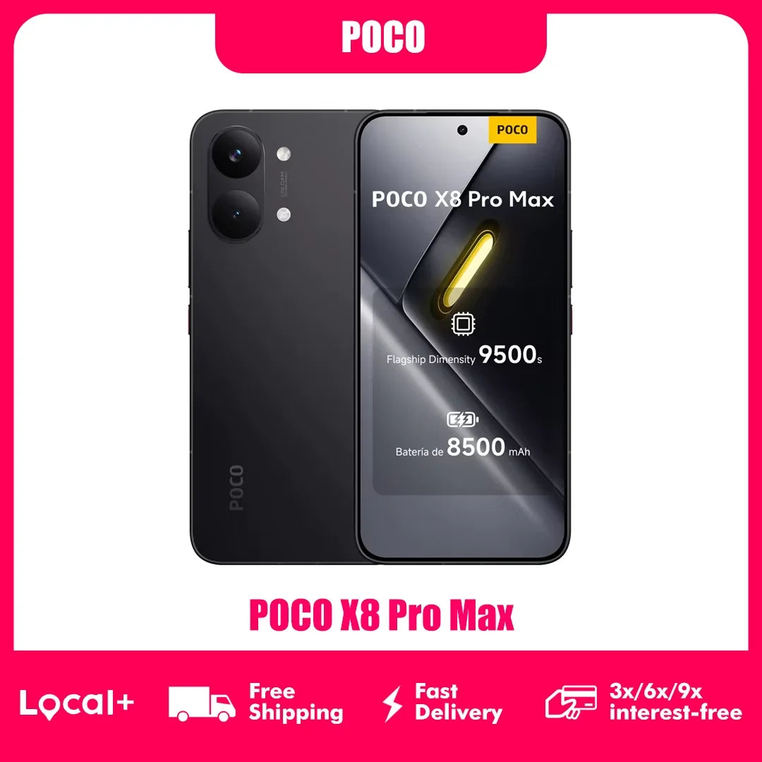 POCO X8 Pro MAX 5G NFC 256GB/512GB Smartphone 6.83" AMOLED