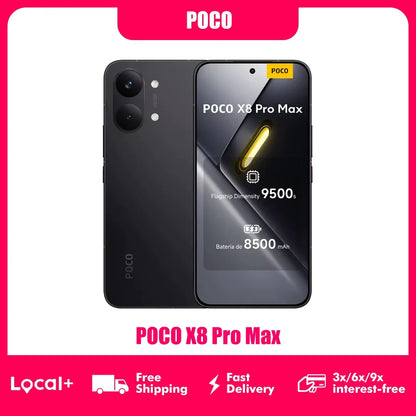 POCO X8 Pro MAX 5G NFC 256GB/512GB Smartphone 6.83" AMOLED