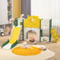 Children's Double-Slide Playground, Including Castle, Slides, Climbing Frames, Tunnels and Telescopes, Indoor Toddler Play Facilities