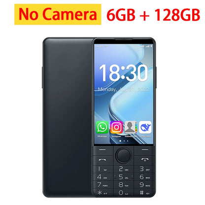 DOOV R70 4G Smart Touch Screen Keypad Mobile Phone Without Camera 6GB+128GB 2600mAh 4.0 Inch Smartphone Android Hebrew Keyboard
