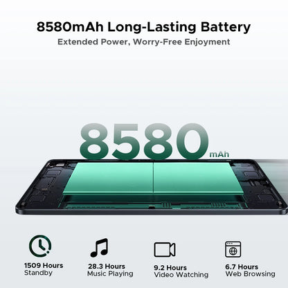 Global Version DOOGEE U11 Pro Android 16 Tablet 30GB(6+24) 256GB 11" HD 90Hz Display 8580mAh Battery Unisoc T7200 Widevine L1