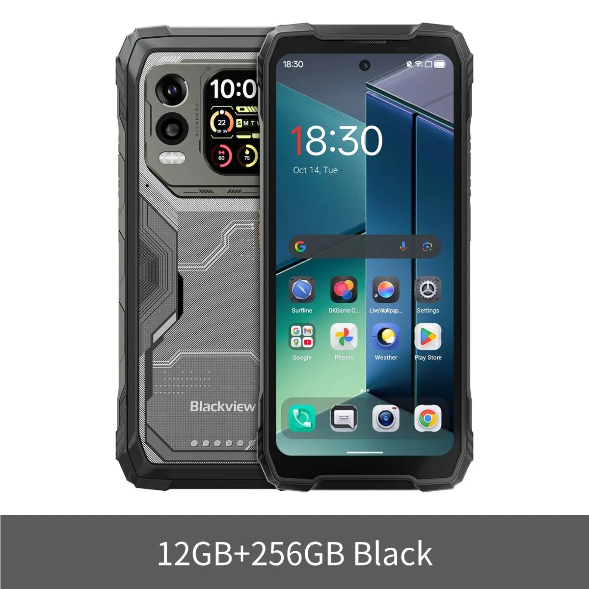 Blackview XPLORE 1 Pro 5G Thermal Imaging Rugged Phone with 6.78" 120Hz Main & 2.01" Secondary Display 20000mAh & 170LM Flashlight