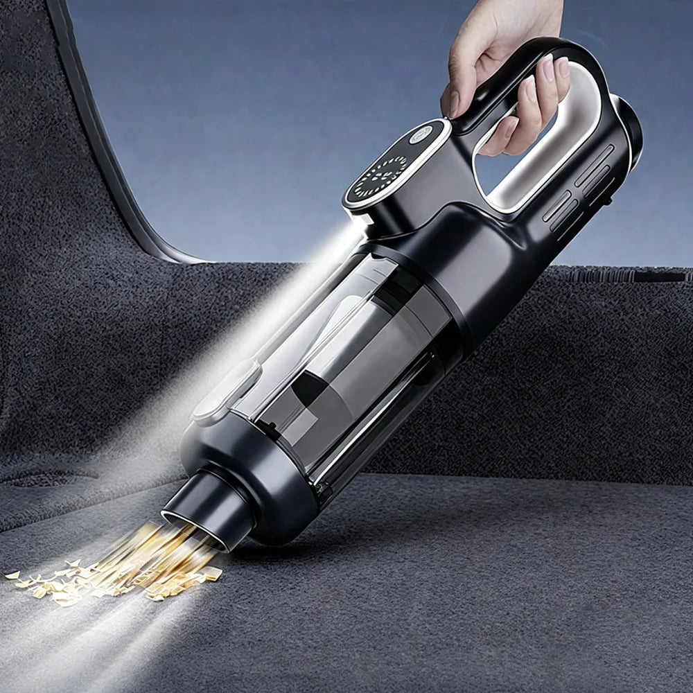 Handheld Wireless Vacuum Cleaner Strong Suction Mini Car and Home 18000Pa LED Screen Display Vacuum Cleaner One-Key Car Home Office Pet