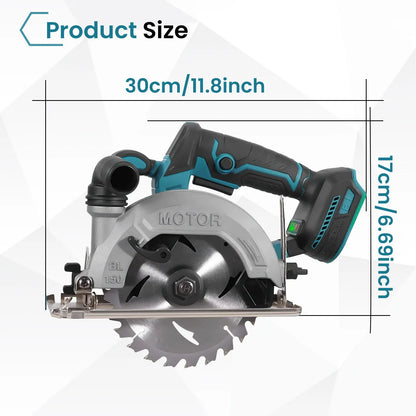 150MM 6 Inch Brushless Circular Saw Compact Electric Saw Wood Metal Ceramic Tiles Cutter Power Tool For Makita Battery