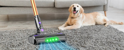 70 KPa/60-minute Cordless Vacuum Cleaner, 6-in-1 Handheld Vacuum Cleaner With LED Display, Upright Stick Vacuum Cleaner, Green Dust Detection Technology, Portable Vacuum Cleaner Suitable For Floors/Hard Surfaces