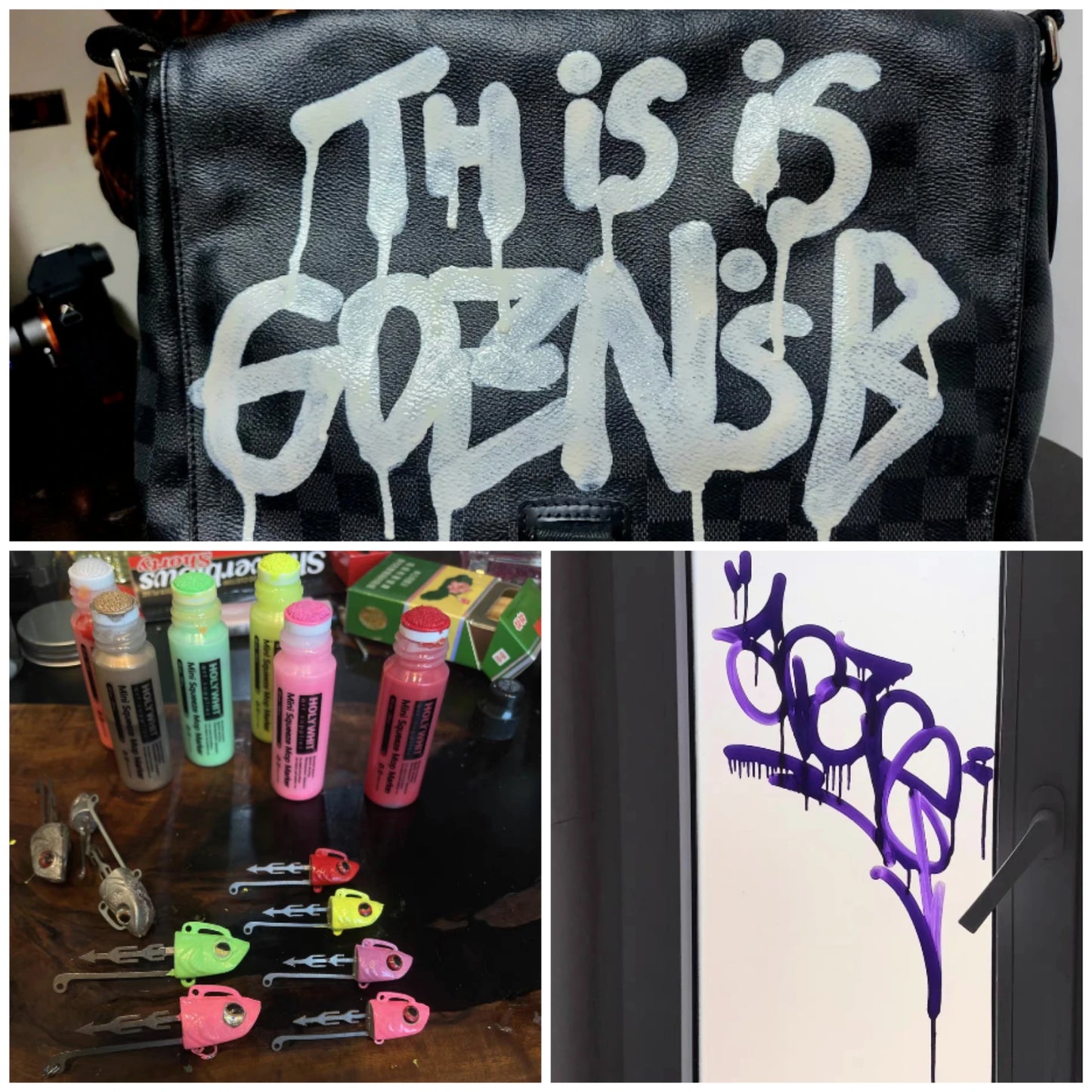 20ml Mini Graffiti Flow Pen Paint Signature Pen Round Tip Waterproof Marker With Ink Art Supplies Fluorescent Painting Writing