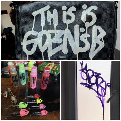 20ml Mini Graffiti Flow Pen Paint Signature Pen Round Tip Waterproof Marker With Ink Art Supplies Fluorescent Painting Writing