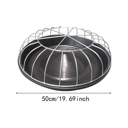 12/18/20 Holes Chicken Feeder Portable Goose Food Dispenser Poultry feed Bucket for Duck Chook Hen Livestock Feeding Supplies