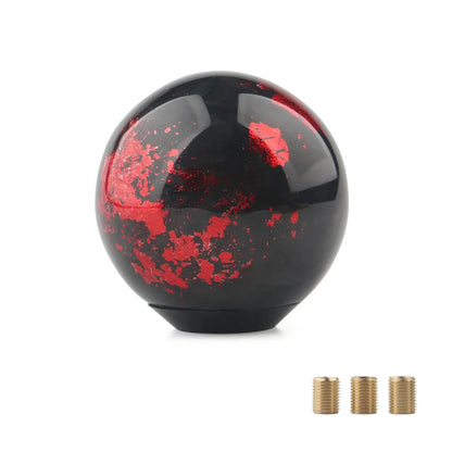 JDM Style Racing Forged Fiber Gear Shift Knob Cylindrical And Spherical Shift Knob For Most Car Decorations Accessories