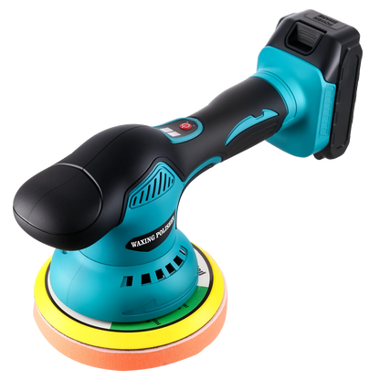 Podofo 8Gear Cordless Car Polisher Electric Polisher Auto Digital Display Car Waxing Polishing Machine Rust Removal Tool For Makita 18V Battery Pin