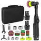 12V Cordless Mini Car Polisher Detailing Wireless Car DA & RO Polishing Machine Pades Kit For Auto Wax, Adjustable 5 Speed
