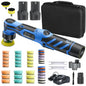 Cordless 12V Mini Car Polisher Machine Wireless Car Polishing Machine 1/2/3 Inch Pads Kit For Auto Waxing