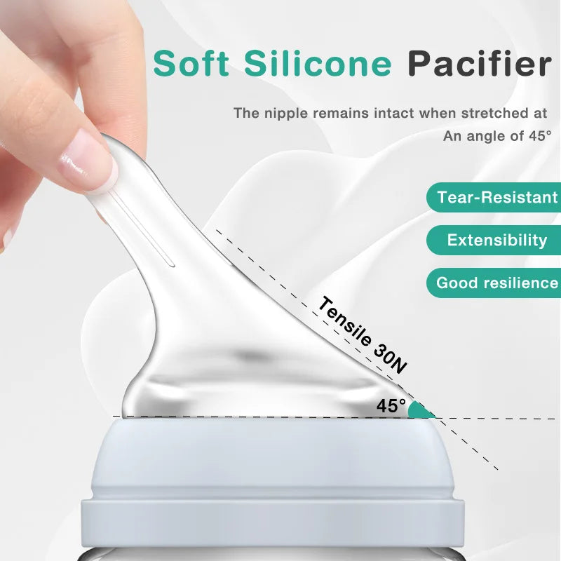 1PCS Newborn Feeding Bottles 90ML/160ML Baby Bottle Glass Bottles Anti-flatulence Milk Feeding Bottles Infant BPA free