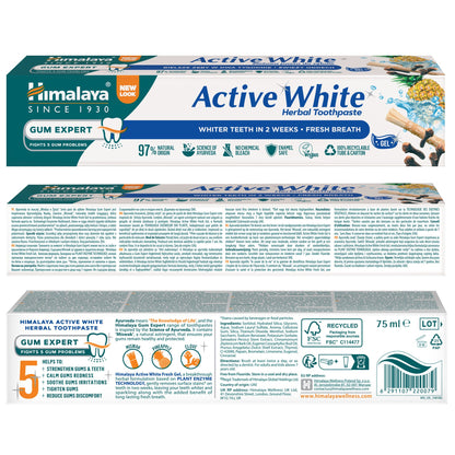 Himalaya Gum Expert - Active White Fresh Gel Zahnpasta - 75 ml