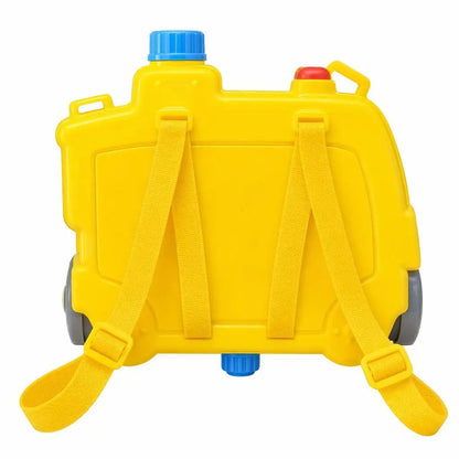 Water Gun with Car-Shaped Backpack Large Capacity Water Launcher for Kids Summer Toy for Beach and Pool