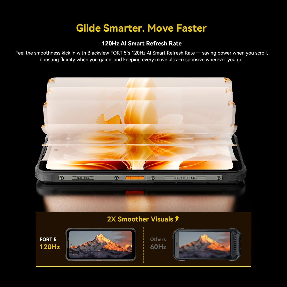 Blackview FORT 5 Android 16 Rugged Smartphone 36GB(12+24)+256GB 6.78" HD+ IPS 5000mAh Mobile Phone Smartphone Mobile Phone NFC