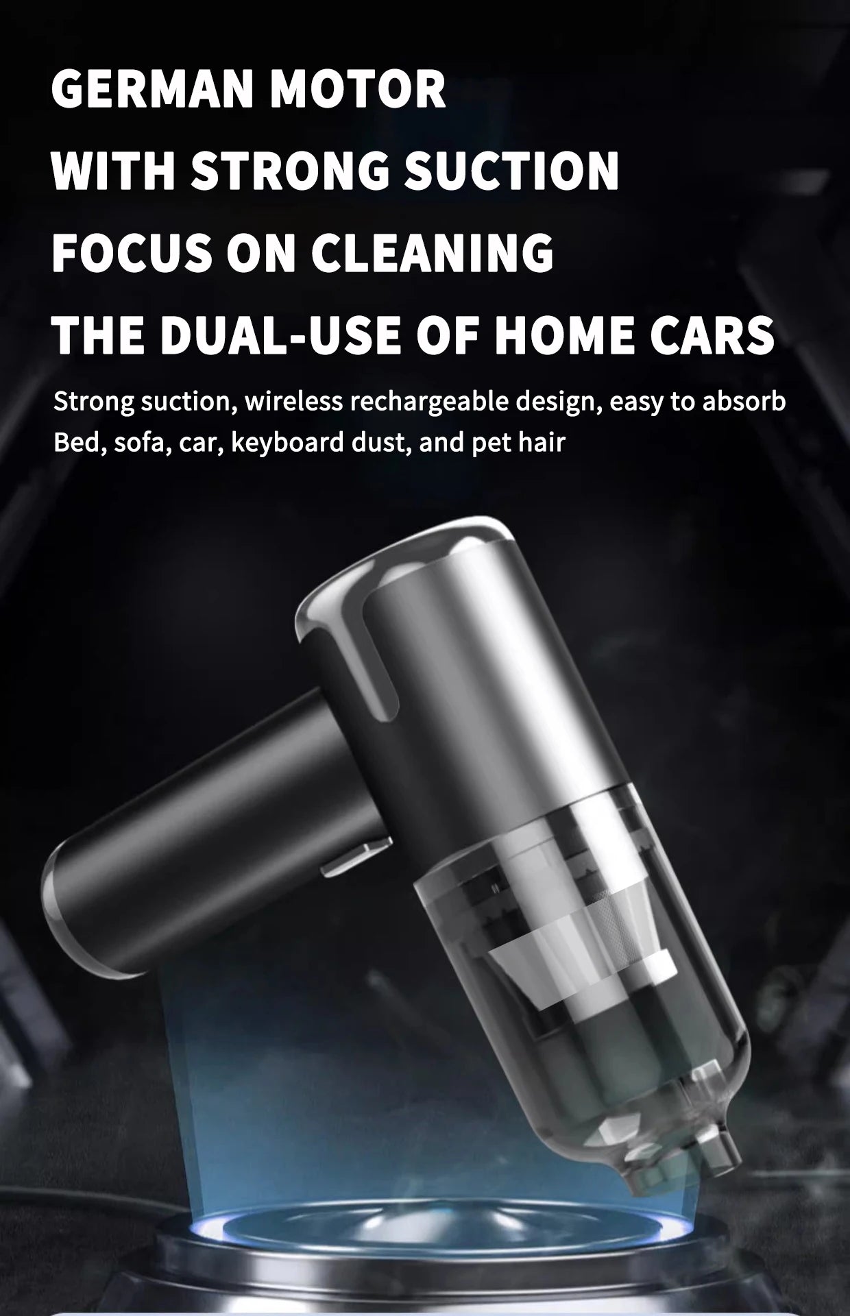 SZUK New Mini Car Vacuum Cleaner Cordless Powerful Wireless Car Cleaner HandHeld Portable Vacuum Cleaner Cleaning Machine
