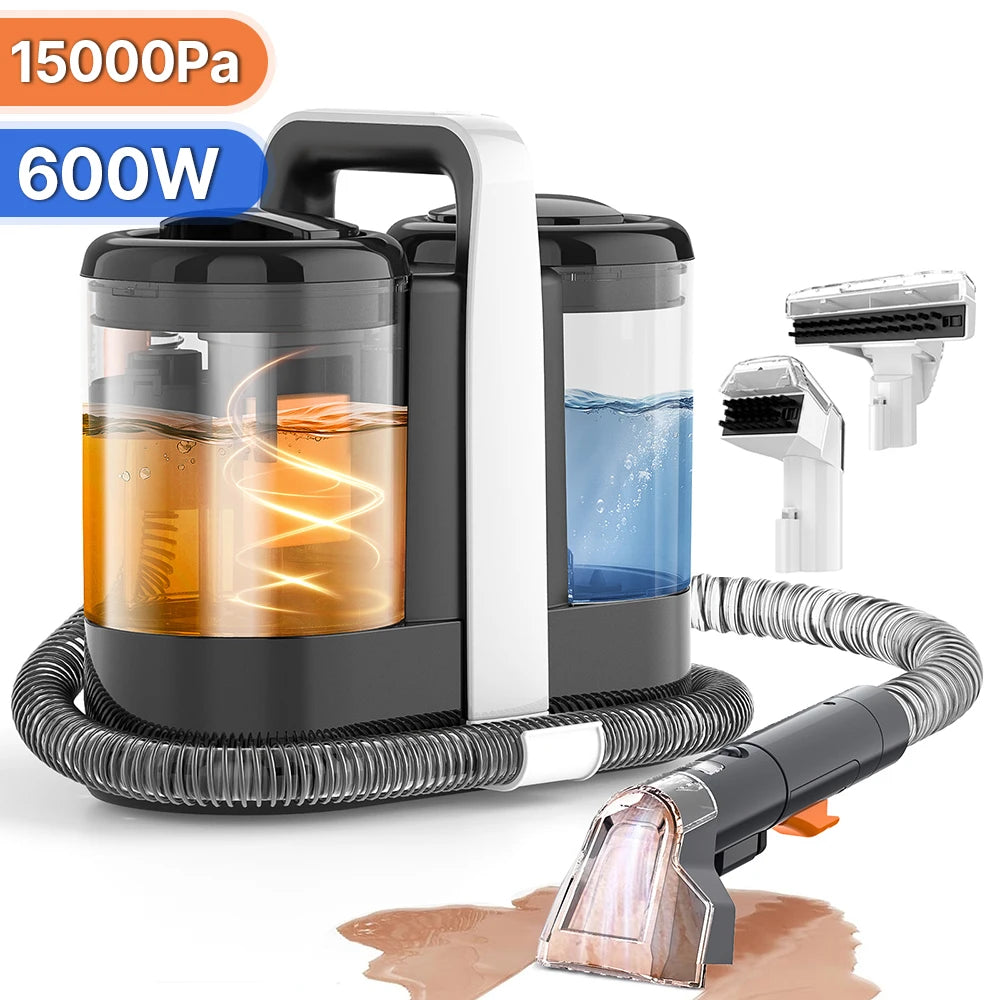 Spot Cleaner 750W 11/15KPa Handheld Carpet Cleaner for Sofa Curtain Spray Suction Integrated Machine Household Clean Machine