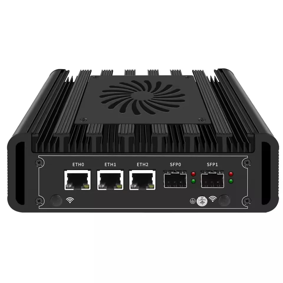 Topton Metal VPN 2x 10G SFP+ Firewall Mini PC 3x 2.5G NICs i226-V Intel i3 N305 N300 N150 DDR5 NVMe Proxmox OpenWrt Home Server