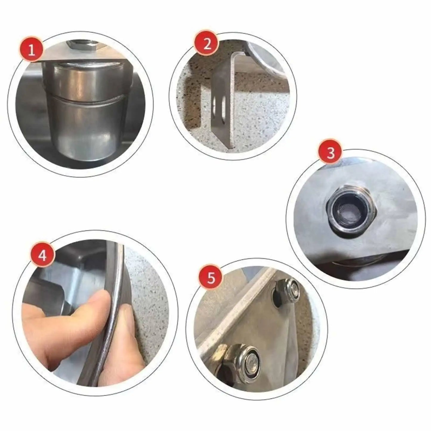 Stainless Steel Automatic Waterer Bowl for Sheep Cattle Horses Goats Dog Drinking Fountain Farm Animal Supply