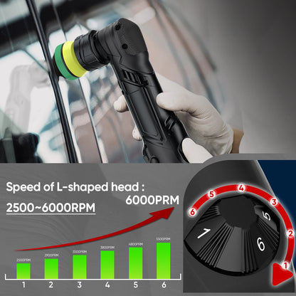Cordless Mini Car Polisher RO/DA Dual Action Polisher Auto Detailing Scratch Killer Wireless Detail Polishing Machine