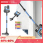 3-in-1 Ultra Powerful Cordless Stick Vacuum Cleaner – 65 Min Runtime, 15kPa Suction, Motorized Anti-Pet Hair Brush, Lightweight & Quiet – Perfect for Hard Floors, Carpets and Cars