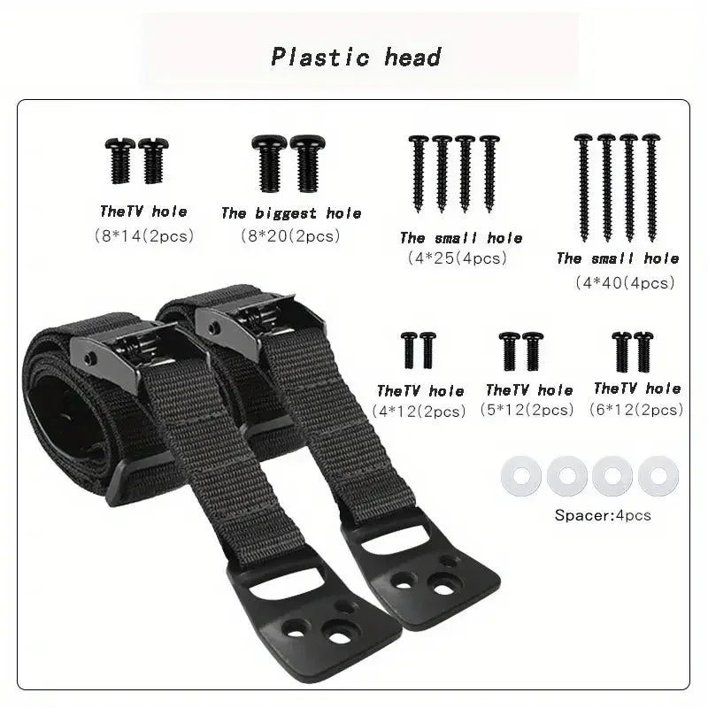 Children's TV anti-tipping strap and furniture anti-tipping strap for babies and pets