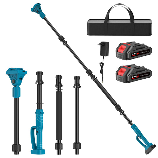 2M Plug In Type Extension Rod For Electric Pruning Shear & Chainsaw 180 ° Adjust High Branch Telescoping Rod For Makita 18V Batter