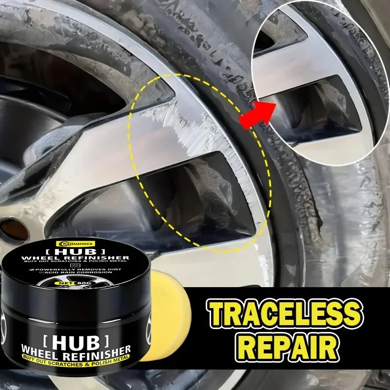 Alloy Wheel Repair Kit for Rim Scratch Removal Oxidation Protection and Shine Restoration