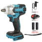 Brushless Electric Impact Wrench  260-280Nm Torque Wrench Cordless Drill Screwdriver Impact Frequency 0–3200/min Max Torque for Construction, Home Maintenance and Woodworking