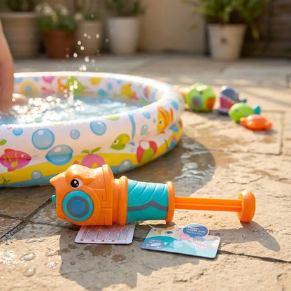 Luban Cartoon Water Gun Animal Water Launcher for Kids Summer Toy for Bath Pool Beach Outdoor Activities