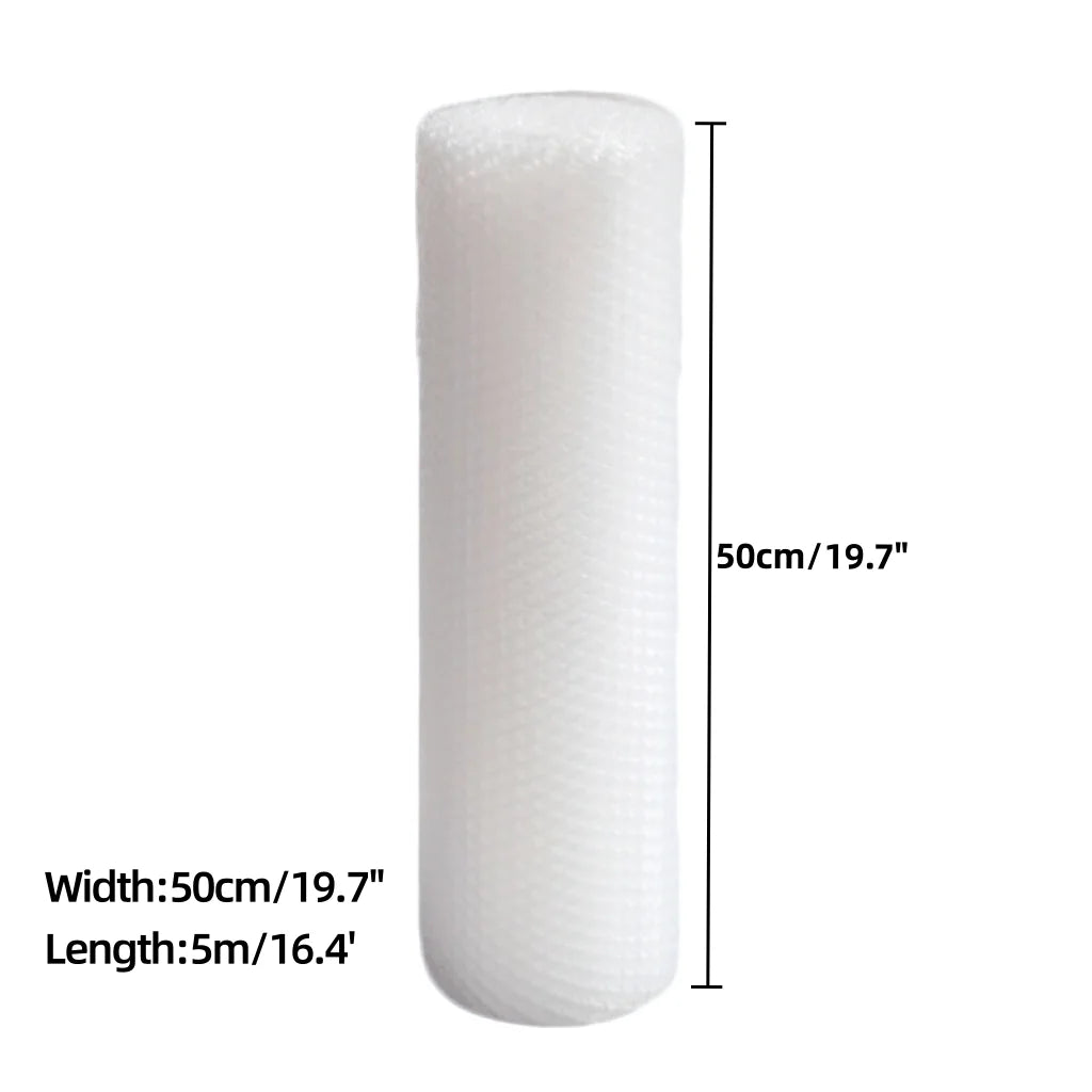 50cm x 5m Industrial Wide Bubble Wrap Roll Extra Large Heavy-Duty Protection for Furniture Electronics Bulk Warehouse Packing