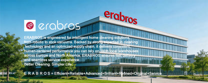 Erabros EV2 Cordless Vacuum Cleaner 450W 55Kpa High Suction Powerful Handheld Home Cleaner Capacity LED Display Floor Carpet