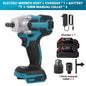 520N. m/1200N.M Cordless Electric Impact French Brushless Hand Electric Driver Electric Tool for Makita 18V Battery
