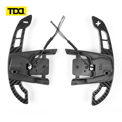 TDD Carbon Fiber Magnetic Paddle Shifters for Volkswagen GTI Golf 7 Golf R MK7/7.5 VW Scirocco Arteon Shift Paddle Extensions