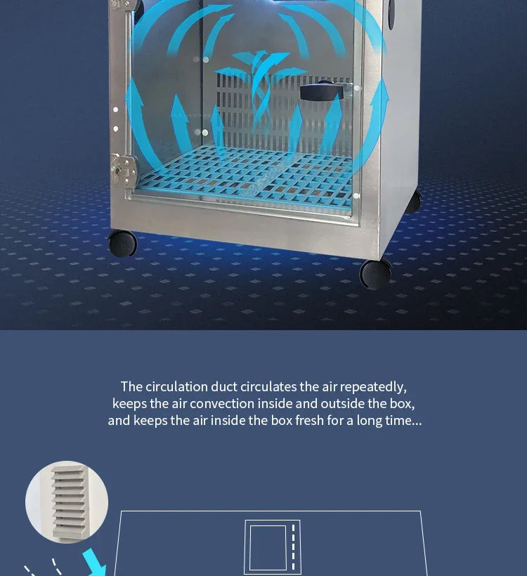 Commercial furniture, pet drying box (suitable for both cats and dogs), pet dryer/high-velocity dryer