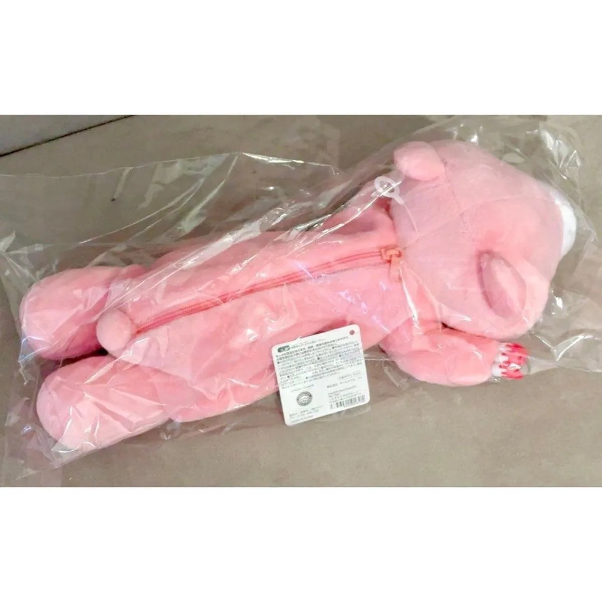 Y2K Bloody Bear Knitted Pencil Case Pink Bear Crochet Makeup Bag Gothic Aesthetic Stationery Pouch Harajuku School Supplies
