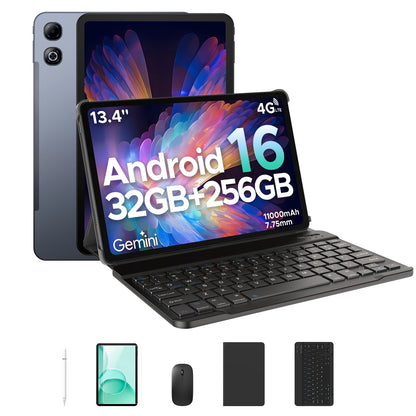 DOOGEE Tab G6 Max Tablet Android 16 32GB+256GGB 13.4'' 90Hz Display 11000mAh Battery 7.7mm Ultra-thin UNISOC T7280 Widevine L1